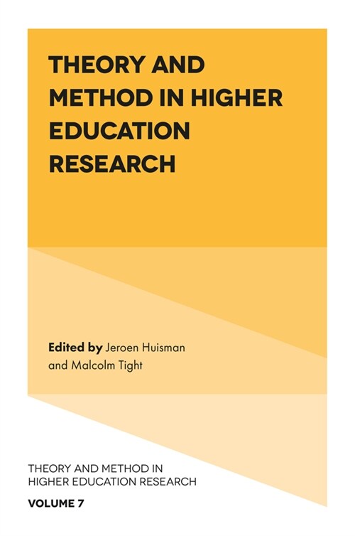 Theory and Method in Higher Education Research (Hardcover)