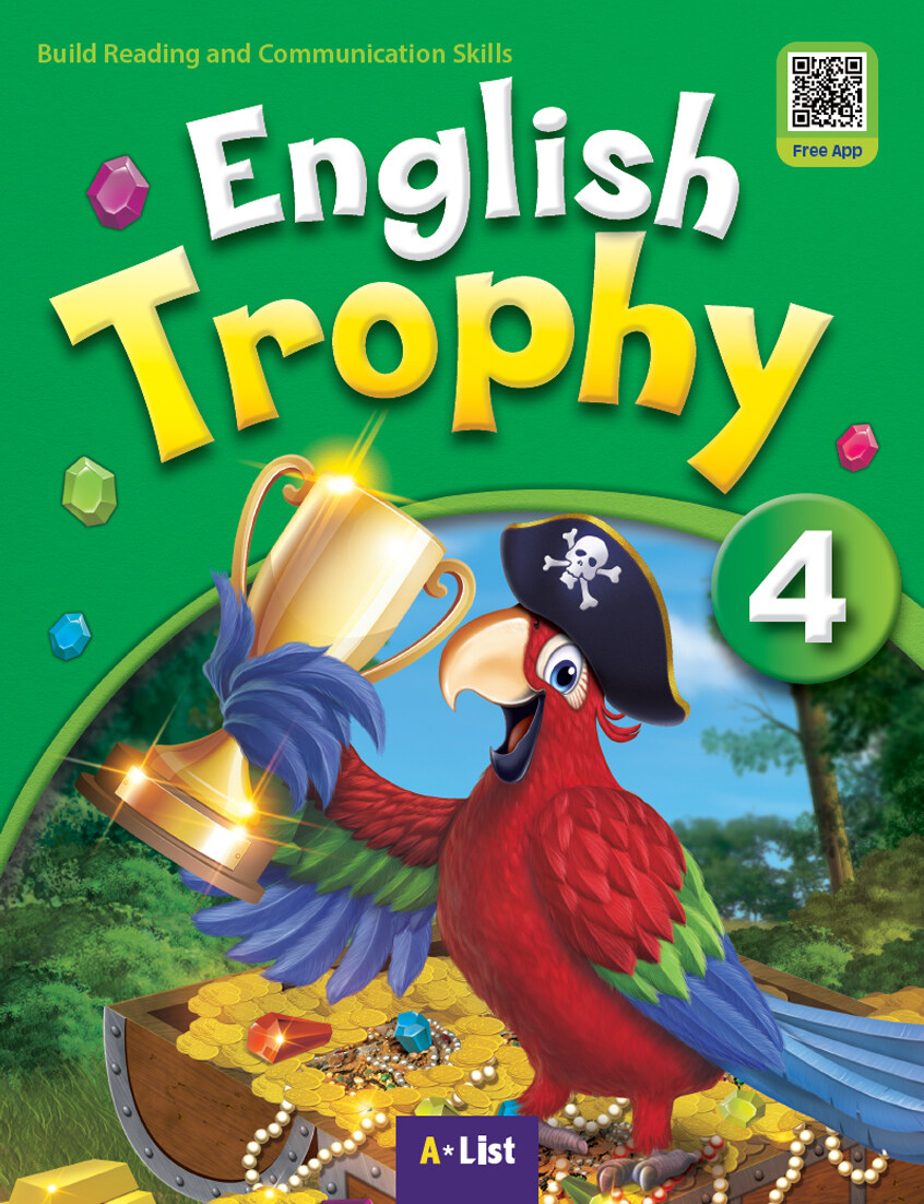 [중고] English Trophy 4 (Student Book + Workbook + App)