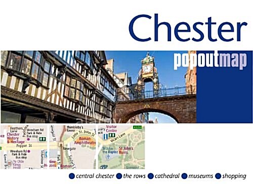 Chester Popout Map : Handy Pocket-Size Pop-Up City Map of Chester (UK) (Sheet Map, folded)