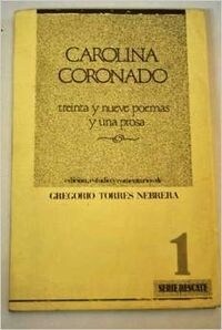 CAROLINA CORONADO 39 POEMAS (Book)