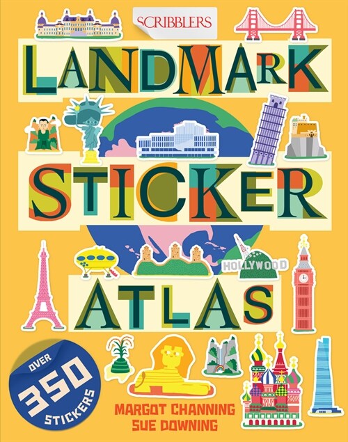 Scribblers Landmark Sticker Atlas (Paperback, Illustrated ed)