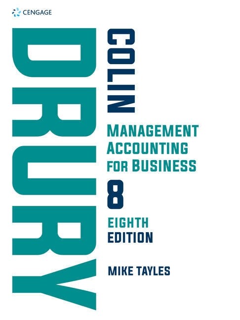 [중고] Management Accounting for Business (Paperback, 8 ed)