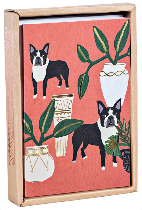 Dogs n Plants Luxe Foil Notecard Box (Other)