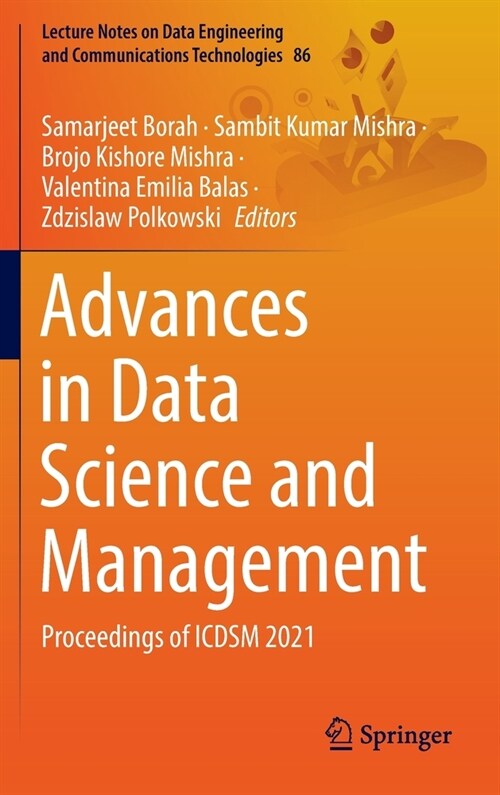 Advances in Data Science and Management: Proceedings of Icdsm 2021 (Hardcover, 2022)