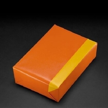 Geschenkpapier VT orange-gelb we (Rolle 30 cm) (General Merchandise)