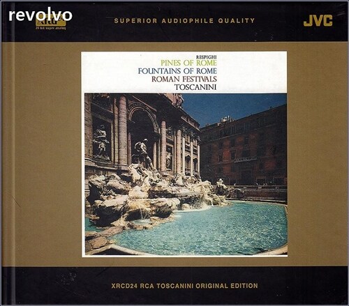 [중고] Respighi : Pini di Roma,Fontane di Roma,Feste Romane / Arturo Toscanini [Xrcd24]  