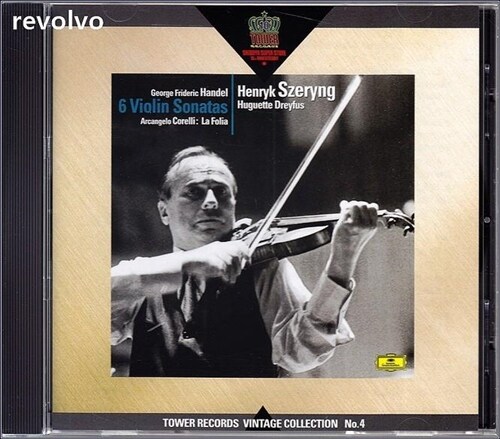 [중고] Handel : 6 Violin Sonatas,Corelli La Folia / Henryk Szeryng,Huguette Dreyfus 