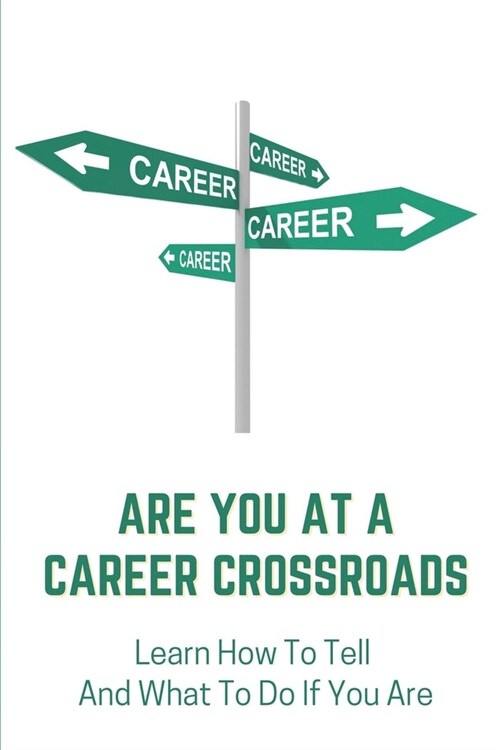 Are You At A Career Crossroads: Learn How To Tell And What To Do If You Are: Strategies For Career Success (Paperback)