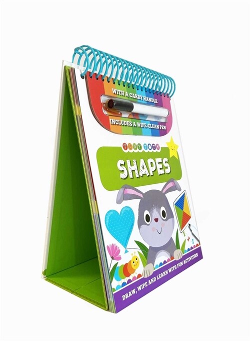 Tiny Tots Shapes: Wipe Clean Book with Carry Handle and Easel (Paperback)