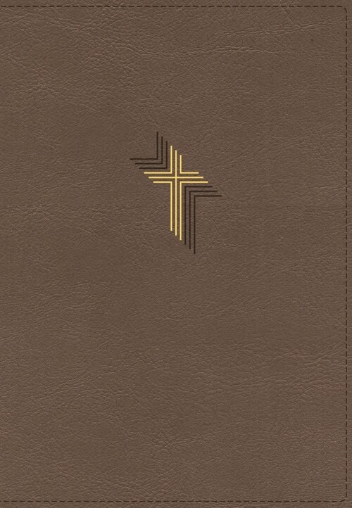 Niv, Larger Print Compact Bible, Leathersoft, Brown, Red Letter, Comfort Print (Imitation Leather)