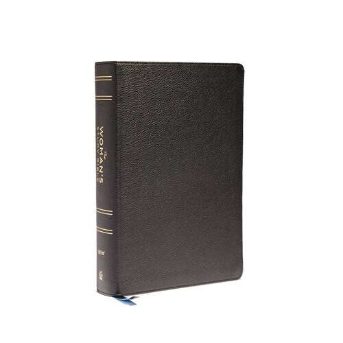 Niv, the Womans Study Bible, Genuine Leather, Black, Full-Color, Red Letter, Thumb Indexed: Receiving Gods Truth for Balance, Hope, and Transformati (Leather)