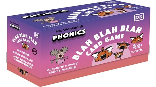 Mrs Wordsmith Phonics Blah Blah Blah Card Game, Kindergarten & Grades 1-2: Accelerate Every Childs Reading (Other)