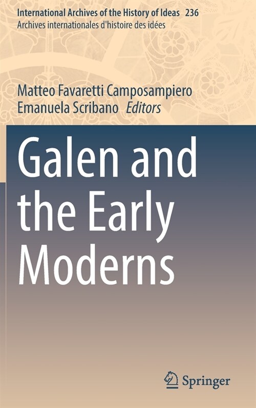 Galen and the Early Moderns (Hardcover, 2022)