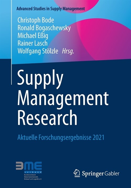 Supply Management Research: Aktuelle Forschungsergebnisse 2021 (Paperback, 1. Aufl. 2021)