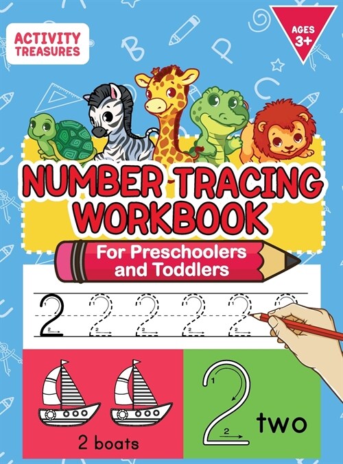 Number Tracing Workbook For Preschoolers And Toddlers: A Fun Number Practice Workbook To Learn The Numbers From 0 To 30 For Preschoolers & Kindergarte (Hardcover)
