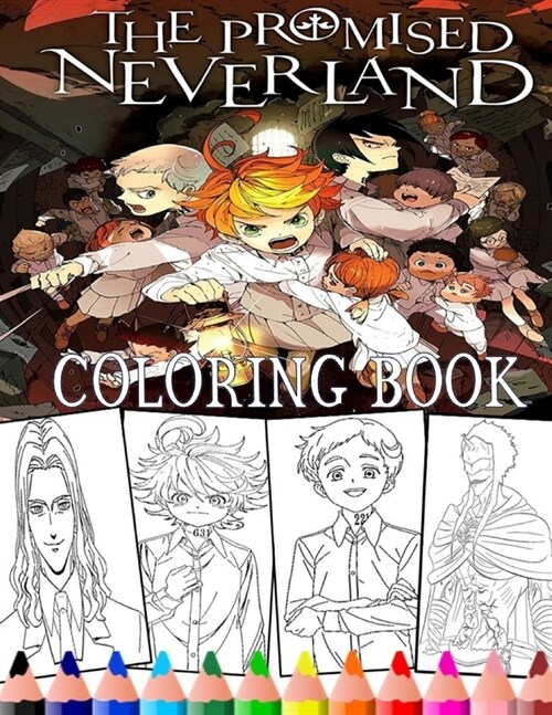 The Promised Neverland: New Neverland Anime & Manga Colong Pages with quality for Kids and adults (A Great Gift) (Paperback)