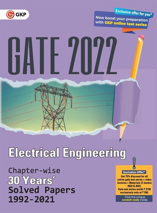 Gate 2022 Electrical Engineering 30 Years Chapterwise Solved Paper (1992-2021) (Paperback)