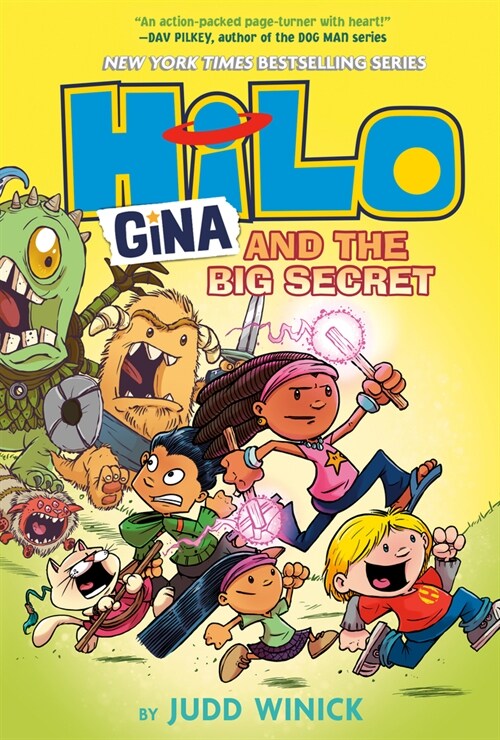 Hilo Book 8: Gina and the Big Secret: (A Graphic Novel) (Library Binding)