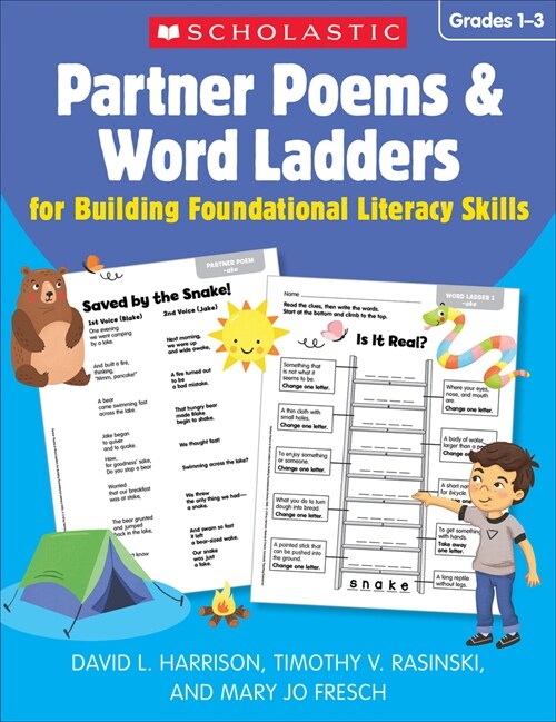 Partner Poems & Word Ladders for Building Foundational Literacy Skills: Grades 1-3 (Paperback)