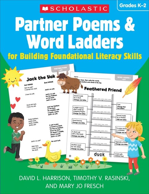 Partner Poems & Word Ladders for Building Foundational Literacy Skills: Grades K-2 (Paperback)