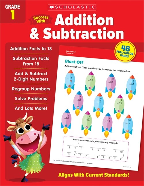 Scholastic Success with Addition & Subtraction Grade 1 Workbook (Paperback)