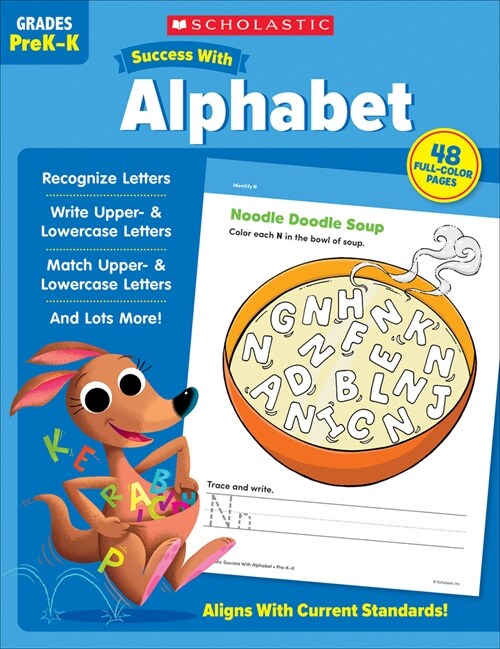 Scholastic Success with Alphabet Workbook (Paperback)
