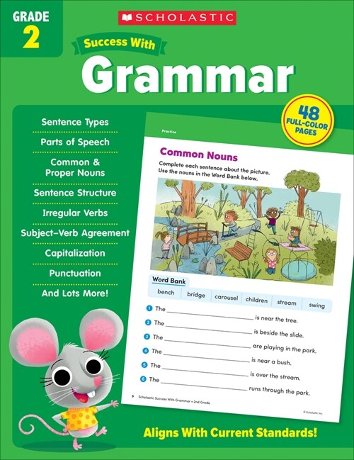Scholastic Success with Grammar Grade 2 Workbook (Paperback)