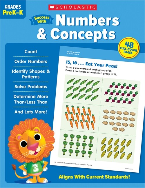 Scholastic Success with Numbers & Concepts Workbook (Paperback)