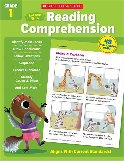 Scholastic Success with Reading Comprehension Grade 1 Workbook (Paperback)
