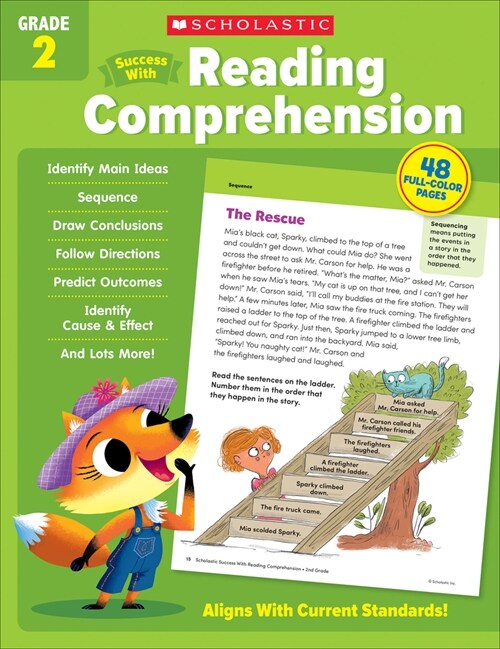 Scholastic Success with Reading Comprehension Grade 2 Workbook (Paperback)