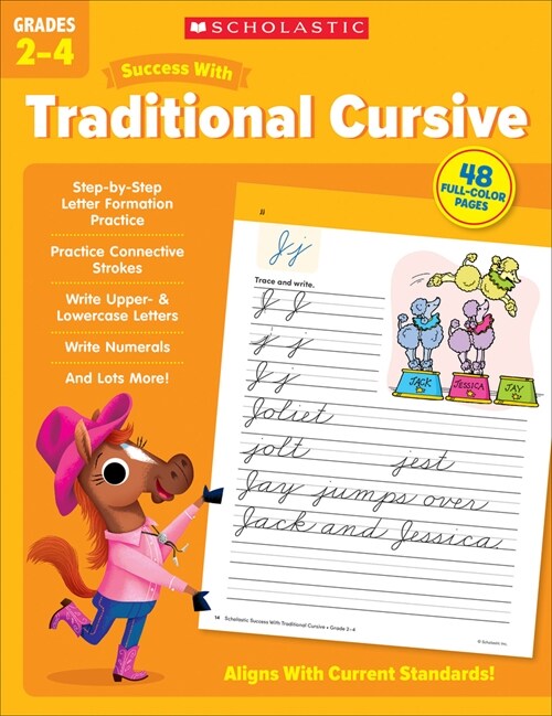 Scholastic Success with Traditional Cursive Grades 2-4 Workbook (Paperback)