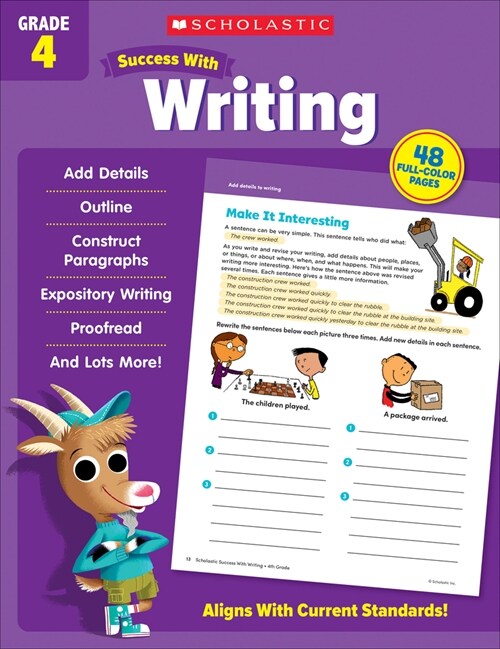[중고] Success With Writing Grade 4 Workbook (Paperback)