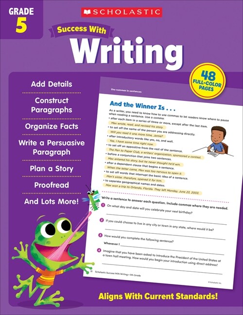 Success With Writing Grade 5 Workbook (Paperback)