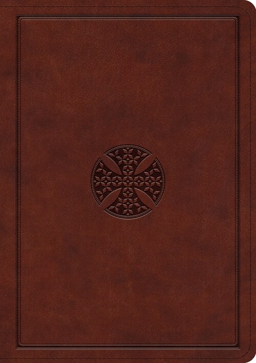 ESV Journaling Bible, Interleaved Edition (Trutone, Mahogany, Mosaic Cross Design) (Imitation Leather)