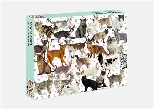 Iconic Cats: 1,000-Piece Jigsaw Puzzle (Other)