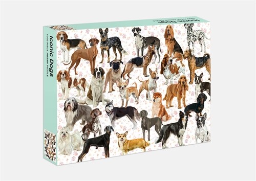 Iconic Dogs: 1,000-Piece Jigsaw Puzzle (Other)