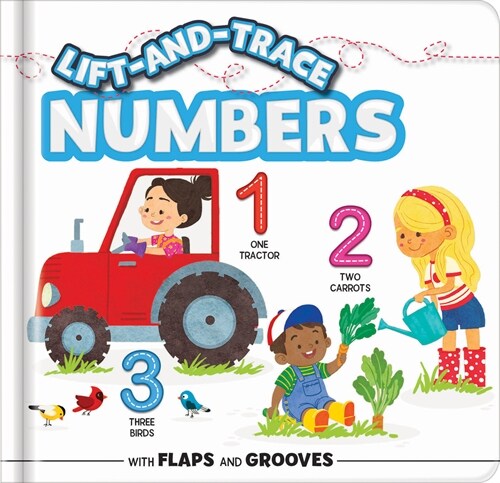 Lift-And-Trace: Numbers: With Flaps and Grooves (Board Books)