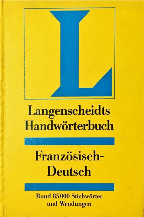 [중고] langenscheidts handwörterbuch französisch deutsch (Hardcover)