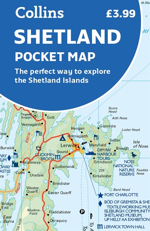 Shetland Pocket Map : The Perfect Way to Explore the Shetland Islands (Sheet Map, folded)