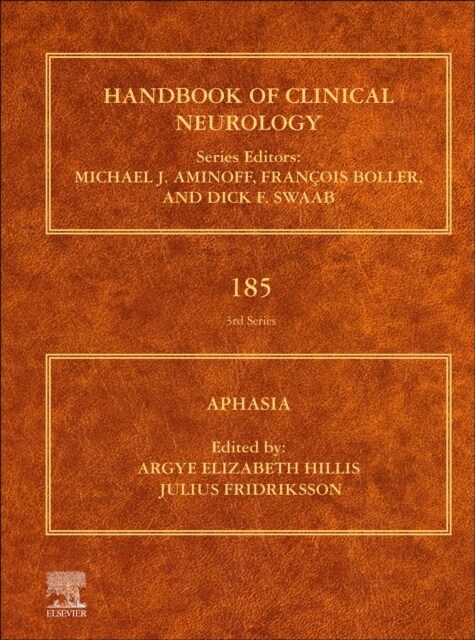 Aphasia: Volume 185 (Hardcover)