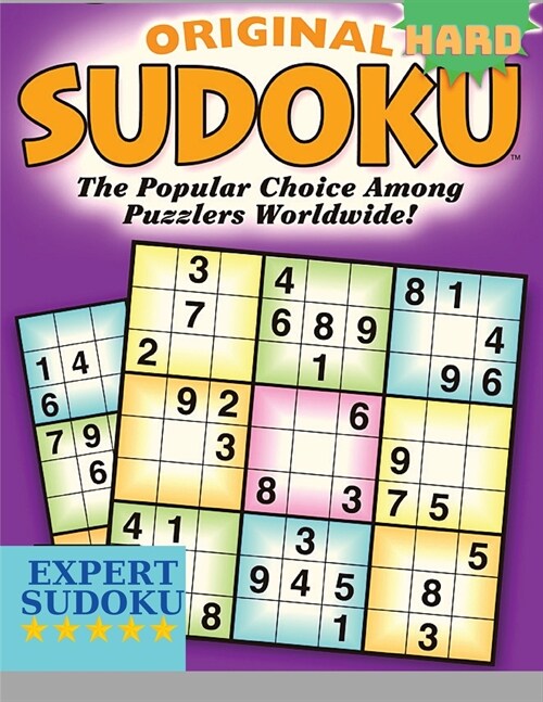 Hard Sudoku Brain Games: Logic Puzzles, Solutions Included, Large Print, Classic Sudoku (Paperback)