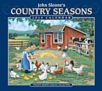 John Sloanes Country Seasons 2014 Calendar (Paperback, Wall, Deluxe)