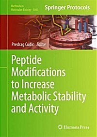 [중고] Peptide Modifications to Increase Metabolic Stability and Activity (Hardcover, 2013)