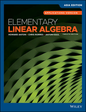 [eBook Code] Elementary Linear Algebra (eBook Code, 12th Edition)