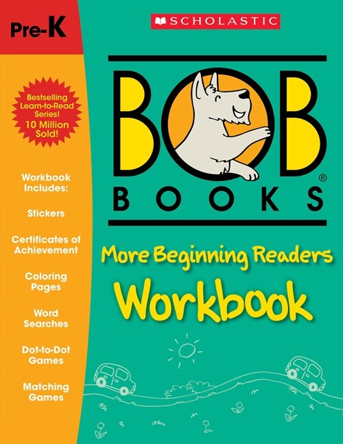 Bob Books - More Beginning Readers Workbook Phonics, Writing Practice, Stickers, Ages 4 and Up, Kindergarten, First Grade (Stage 1: Starting to Read) (Paperback)