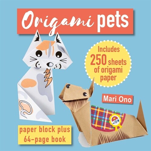 Origami Pets : Paper Block Plus 64-Page Book (Paperback)
