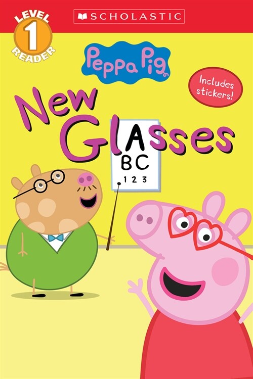 New Glasses (Peppa Pig: Level 1 Reader) (Paperback)