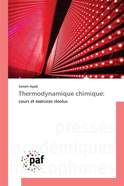 Thermodynamique chimique (Paperback)