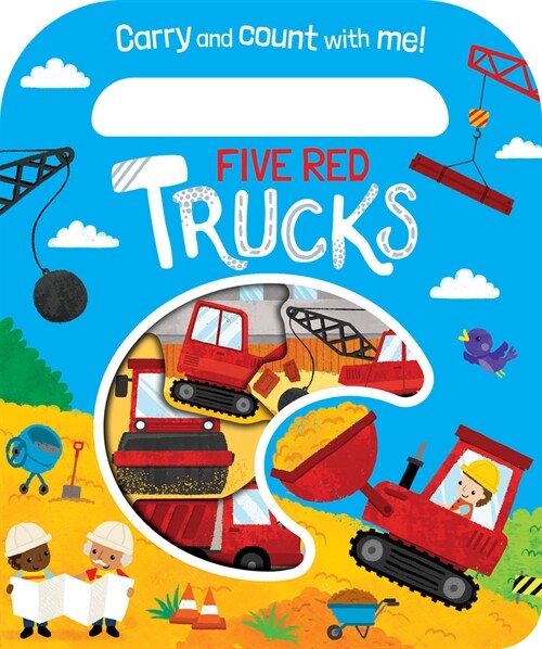 Five Red Trucks (Board Book)