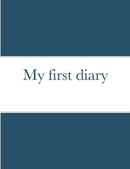 My first diary (Paperback)
